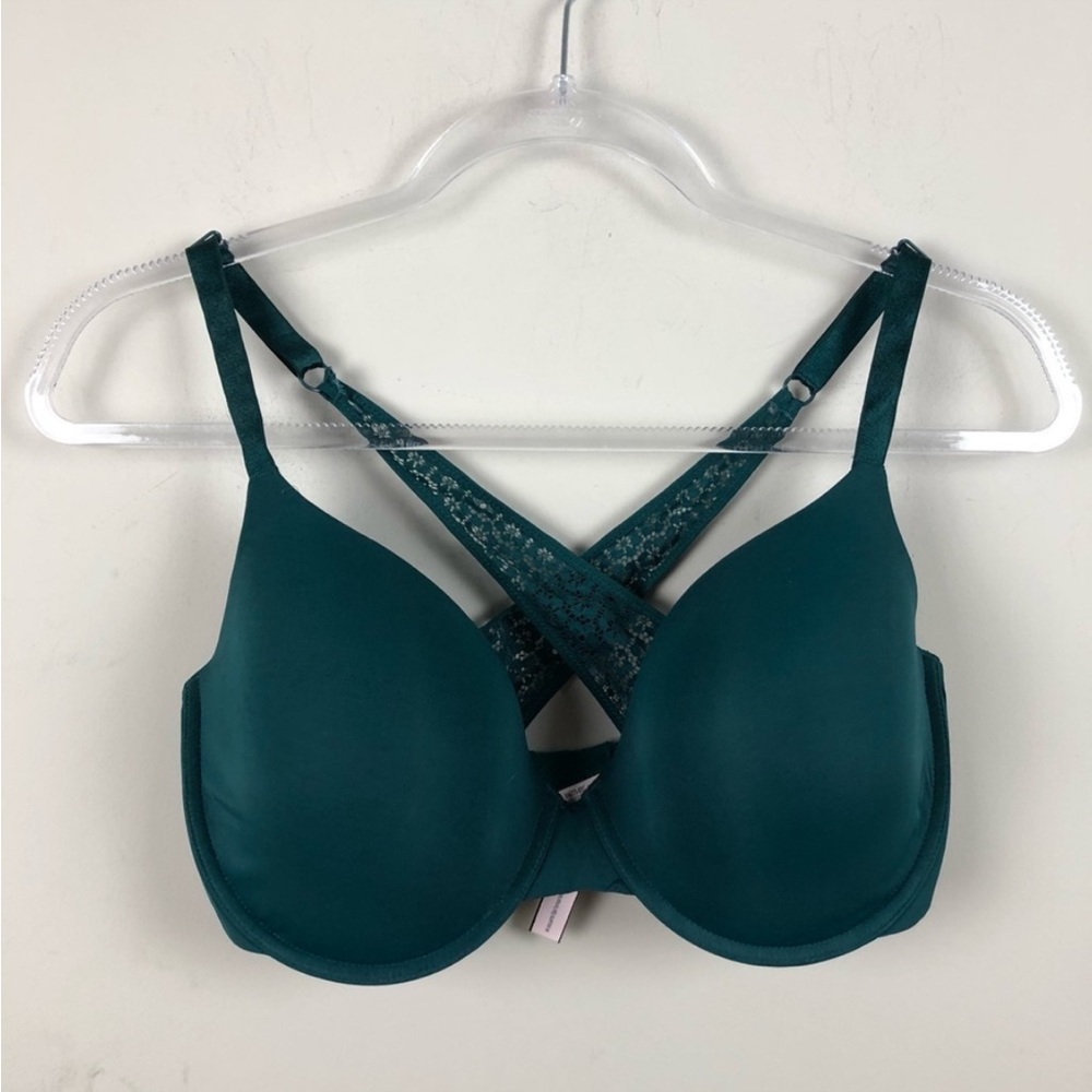 Victoria's Secret Green Uplift Semi- Demi Bra